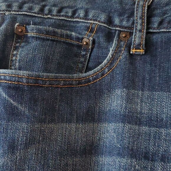 LUCKY BRAND 361 VINTAGE STRAIGHT LEG MEDIUM WASH SIZE 40 WAIST RISE WAIST MEN'S - Picture 3 of 14
